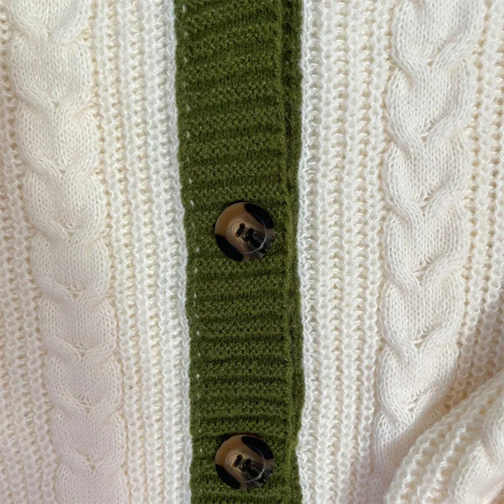 buttons and embroidery of taylor evermore cardigan