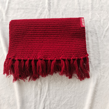 Taylor Swift All Too Well Red Scarf, Embroidered Taylor Red Scarf - Shoptown Boutique