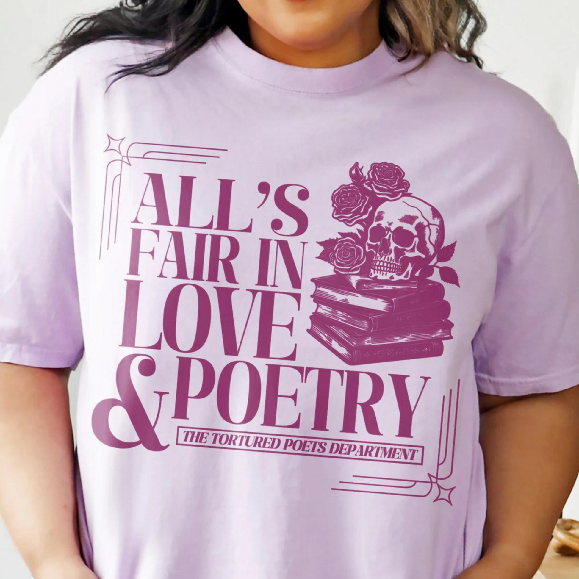 All's Fair In Love And Poetry Shirt Pink Shirt