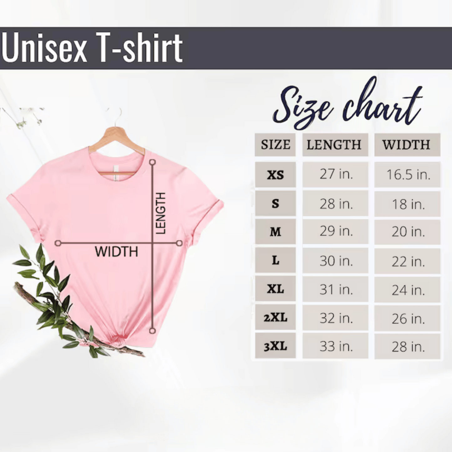 Eras Tour Shirt Swiftie Merch Shirt Size Chart