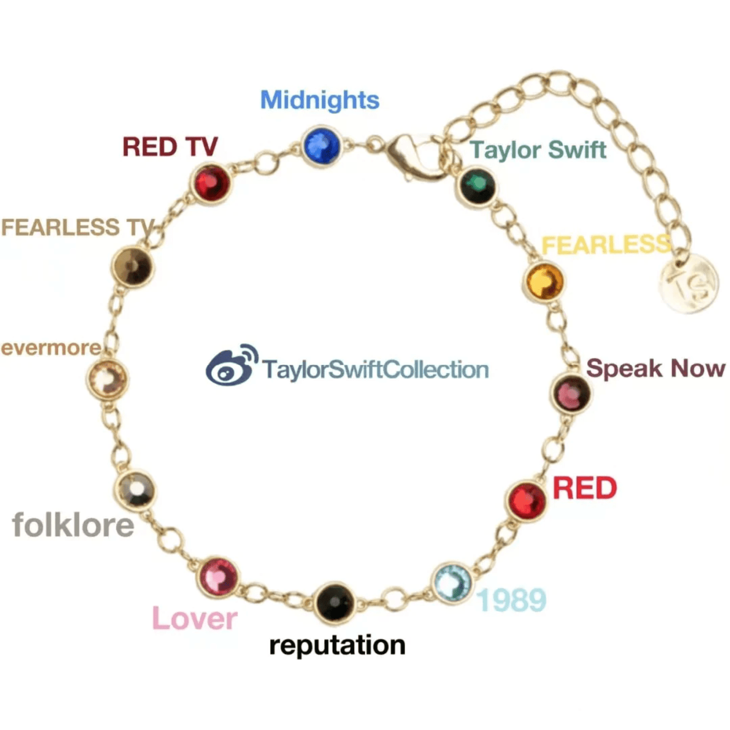 Bejeweled Taylors Version Inspired Bracelet