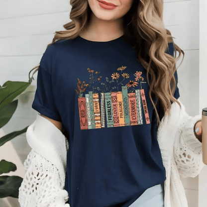 Taylor Swift Taylors Version Albums as Books Shirt - Shoptown Boutique