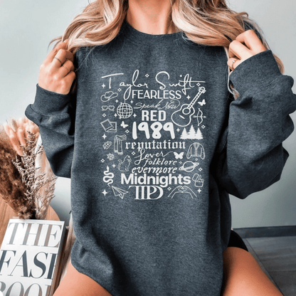 Taylor Swift Taylors Version Symbols Sweatshirt - Shoptown Boutique