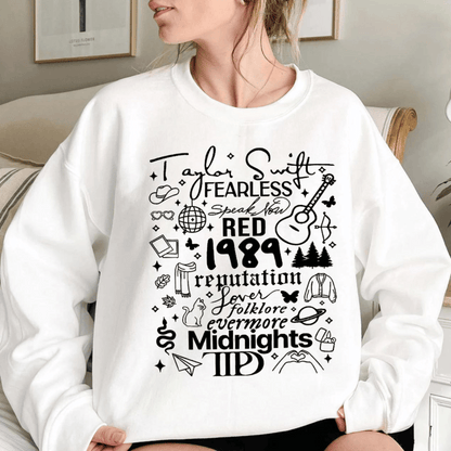 Taylor Swift Taylors Version Symbols Sweatshirt - Shoptown Boutique