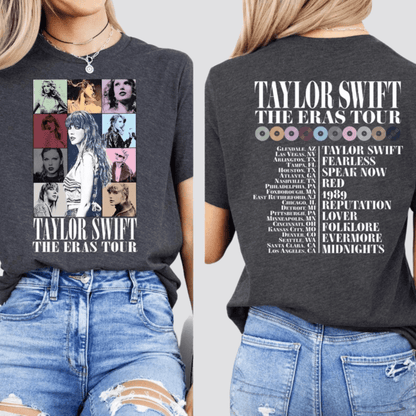 Taylor Swift Eras Tour T-shirt - Swiftie Merch Outfit - Shoptown Boutique