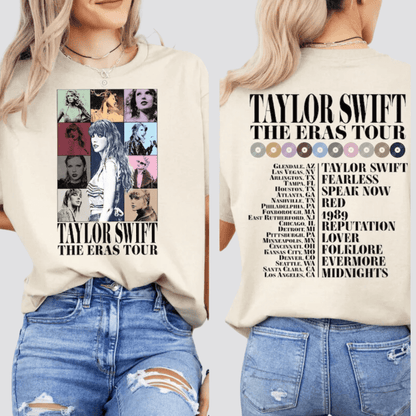 Taylor Swift Eras Tour T-shirt - Swiftie Merch Outfit - Shoptown Boutique