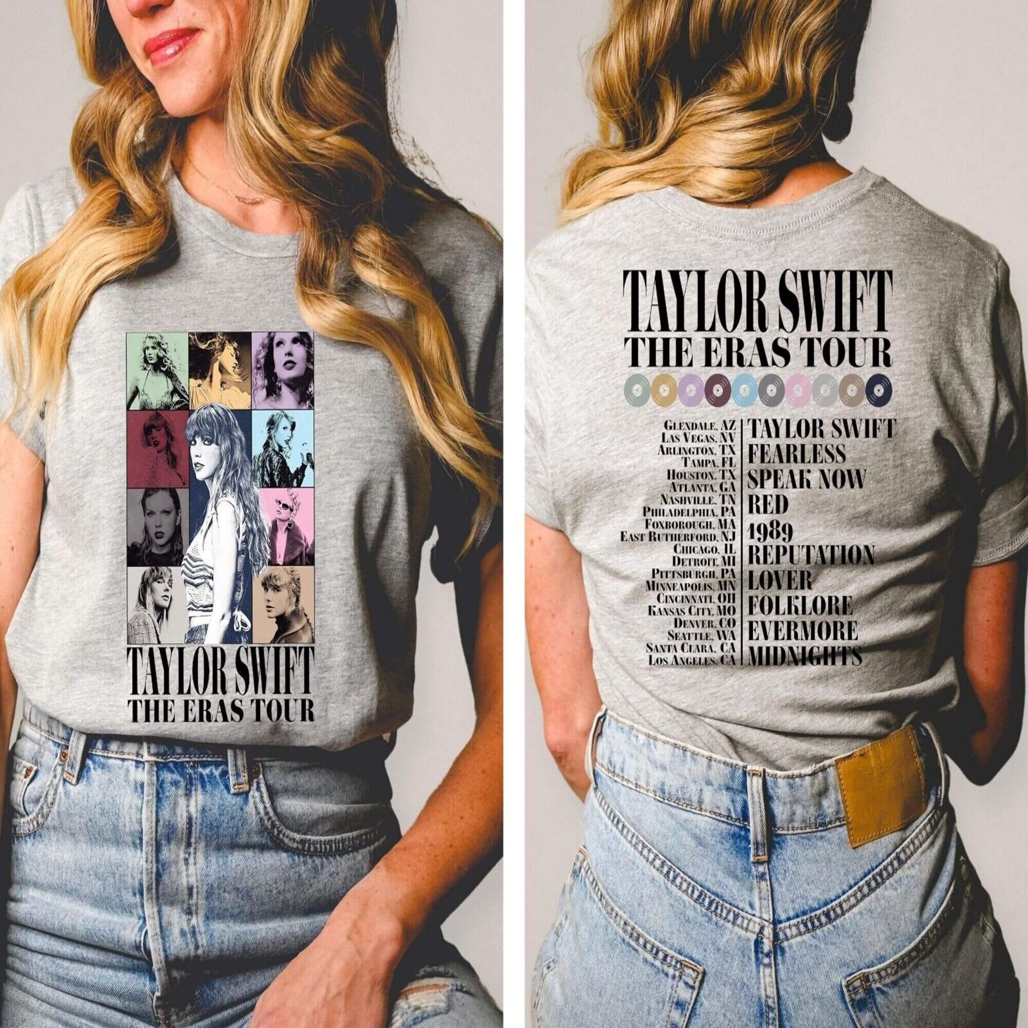 Taylor Swift Midnights Eras on sale TShirt 2XL