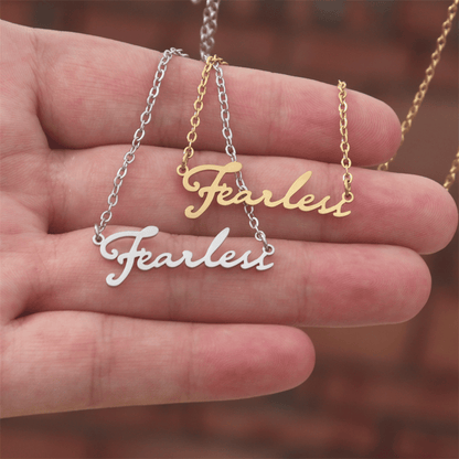 Swíftie Eras Tour Fearless Necklace