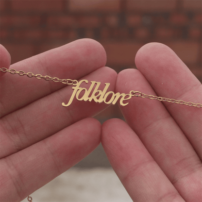 Swíftie Eras Tour Folklore Necklace