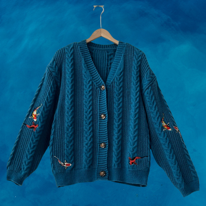 Taylor Swift Koi Fish Cardigan - Shoptown Boutique