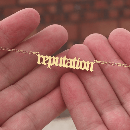 Taylor Swift Swiftie Eras Tour Reputation Necklace - Shoptown Boutique