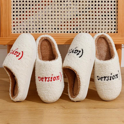 Taylor Swift Taylors Version Slippers - Shoptown Boutique