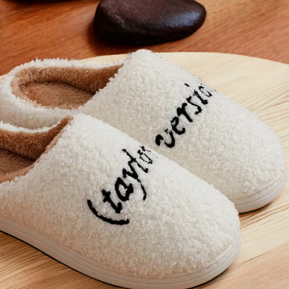 Taylor Swift Taylors Version Slippers - Shoptown Boutique