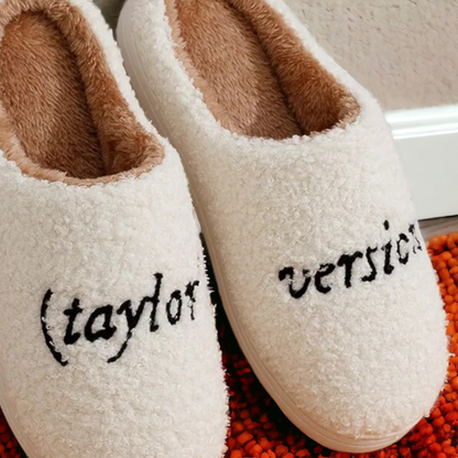 Taylor Swift Taylors Version Slippers - Shoptown Boutique