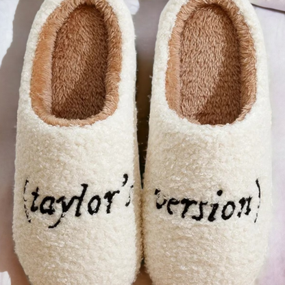 Taylor Swift Taylors Version Slippers - Shoptown Boutique