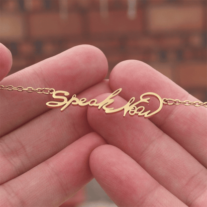 Swíftie Eras Tour Speak Now Necklace