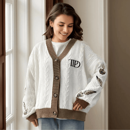 Taylor Swift Tortured Poets Department Cardigan - Eras Tour Sweater - Shoptown Boutique