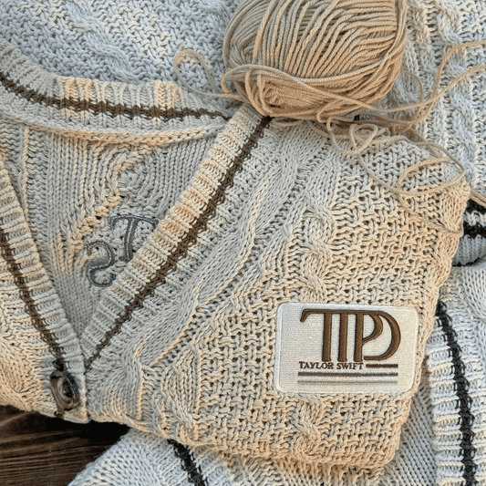 Taylor Swift Beige TTPD Sweater 