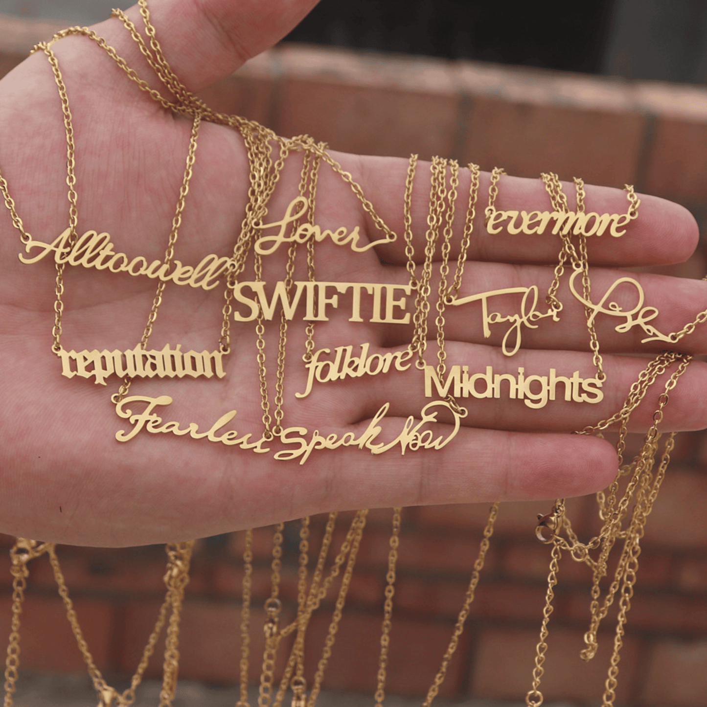 Swíftie Eras Tour Tortured Poets Department Necklace