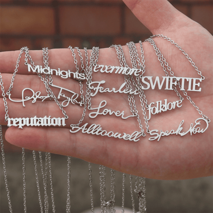 Swíftie Eras Tour Tortured Poets Department Necklace