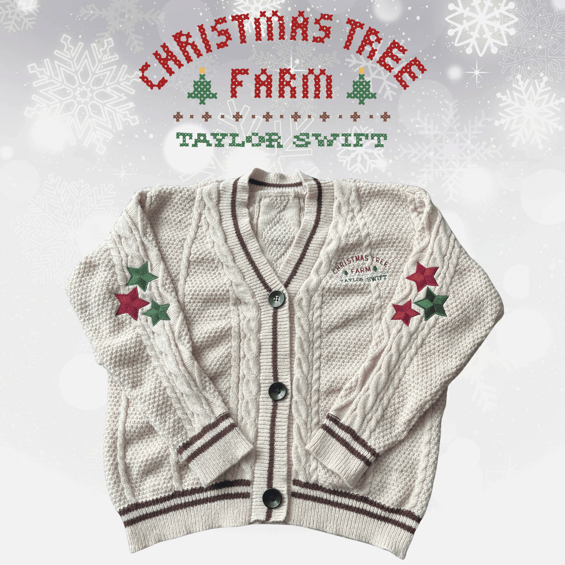 Taylor Swift Christmas Tree Farm Cardigan Taylors Version - Shoptown Boutique