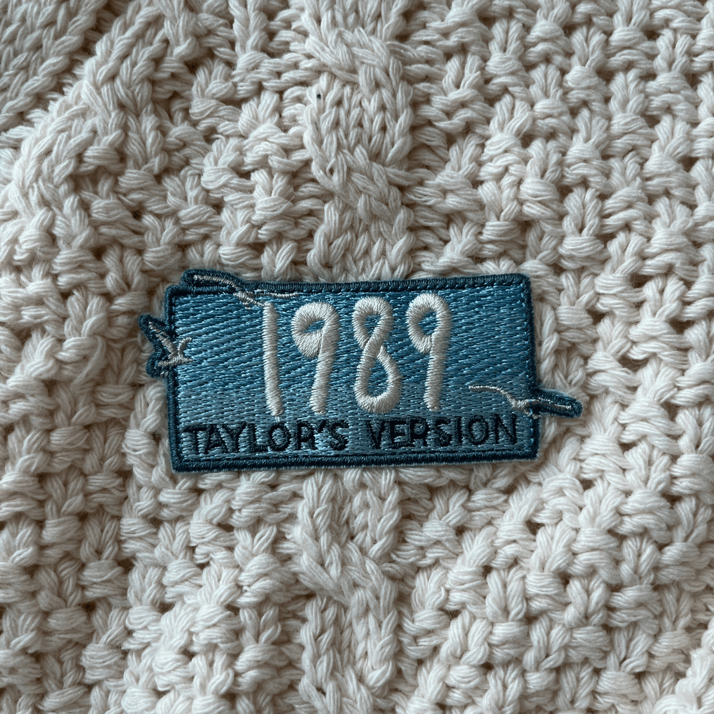 Taylor Swift 1989 Taylors Version Cardigan Patch