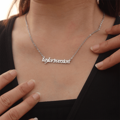 Taylor Swift Swiftie Eras Tour Taylors Version Necklace - Shoptown Boutique