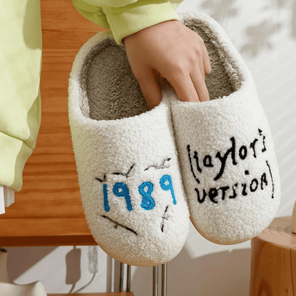 Taylor Swift 1989 Taylors Version Slippers - Shoptown Boutique