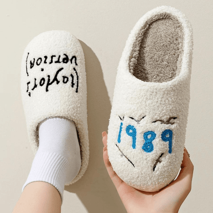 Taylor Swift 1989 Taylors Version Slippers - Shoptown Boutique