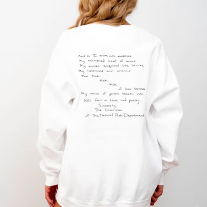 Taylor Swift Tortured Poets Department Member Sweatshirt, Eras Tour Crewneck - Shoptown Boutique