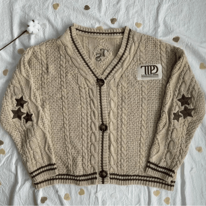 Taylor Swift Tortured Poets Department Cardigan - Swiftie Sweater - Shoptown Boutique