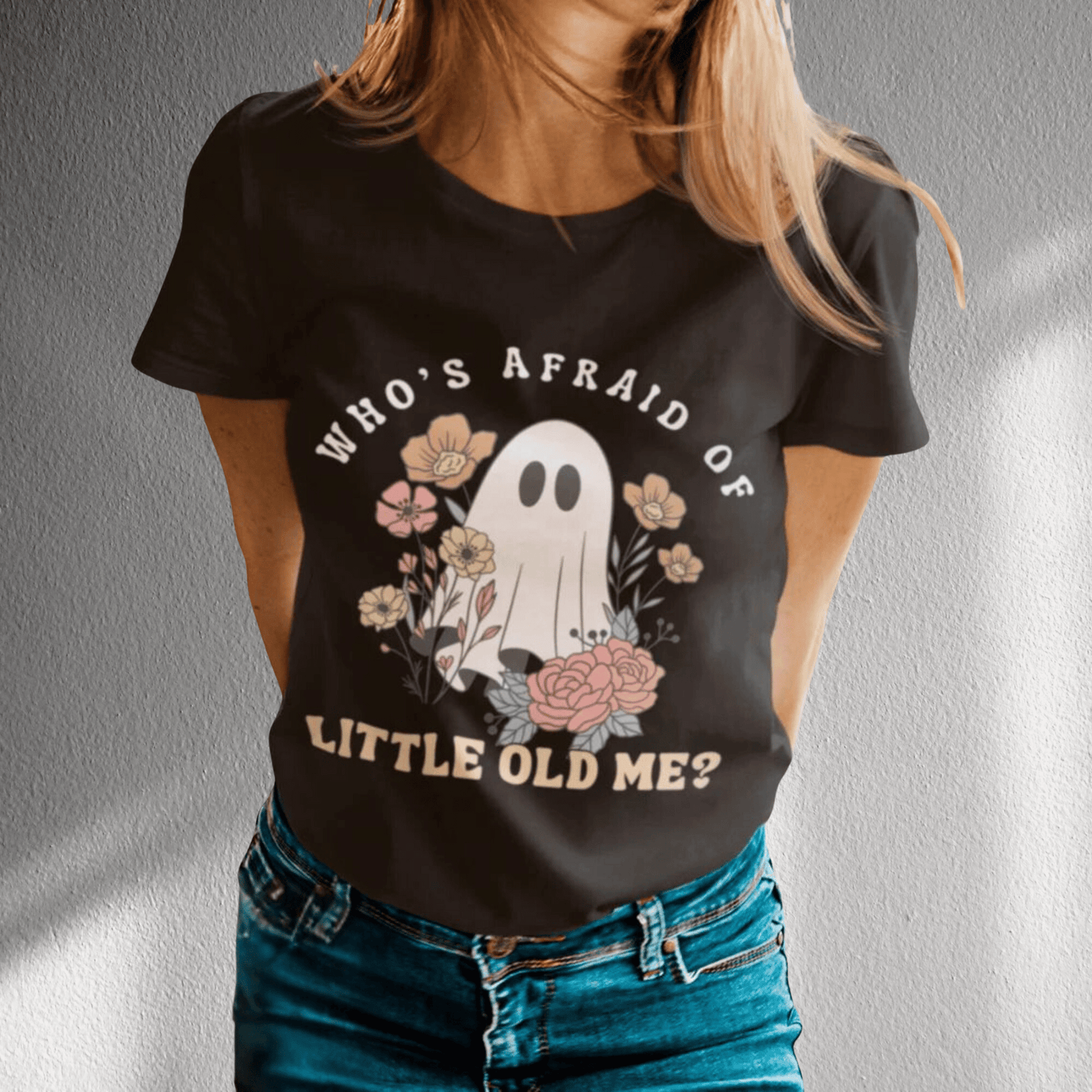 Who's Afraid Of Little Old Me Shirt Dark Heather 