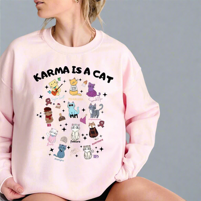 Karma is a Cat Swiftie Sweatshirt